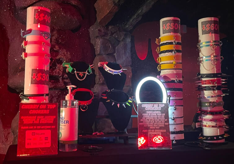 Night Market Table Display